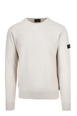 Maglia girocollo con intarsi Shipka