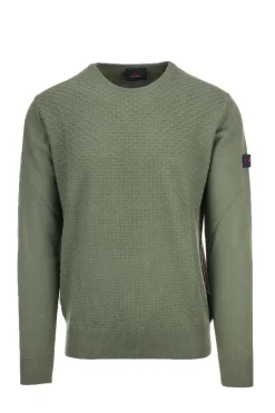 Maglia girocollo con intarsi Shipka