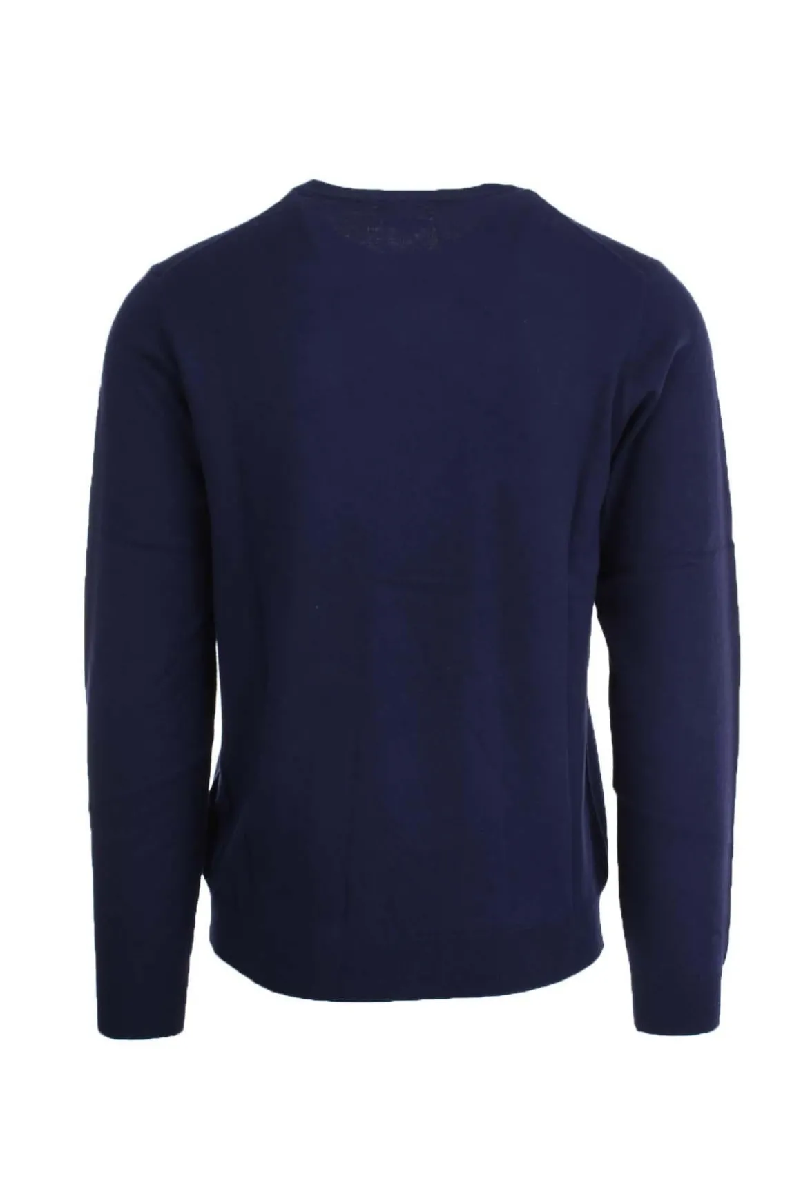 Maglia girocollo in lana e cotone