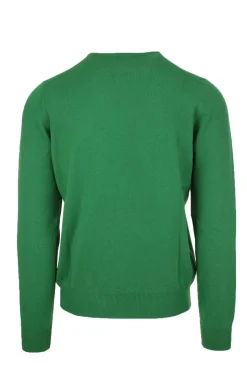 Maglia girocollo in lana cachemire