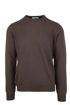 Maglia girocollo in lana cachemire