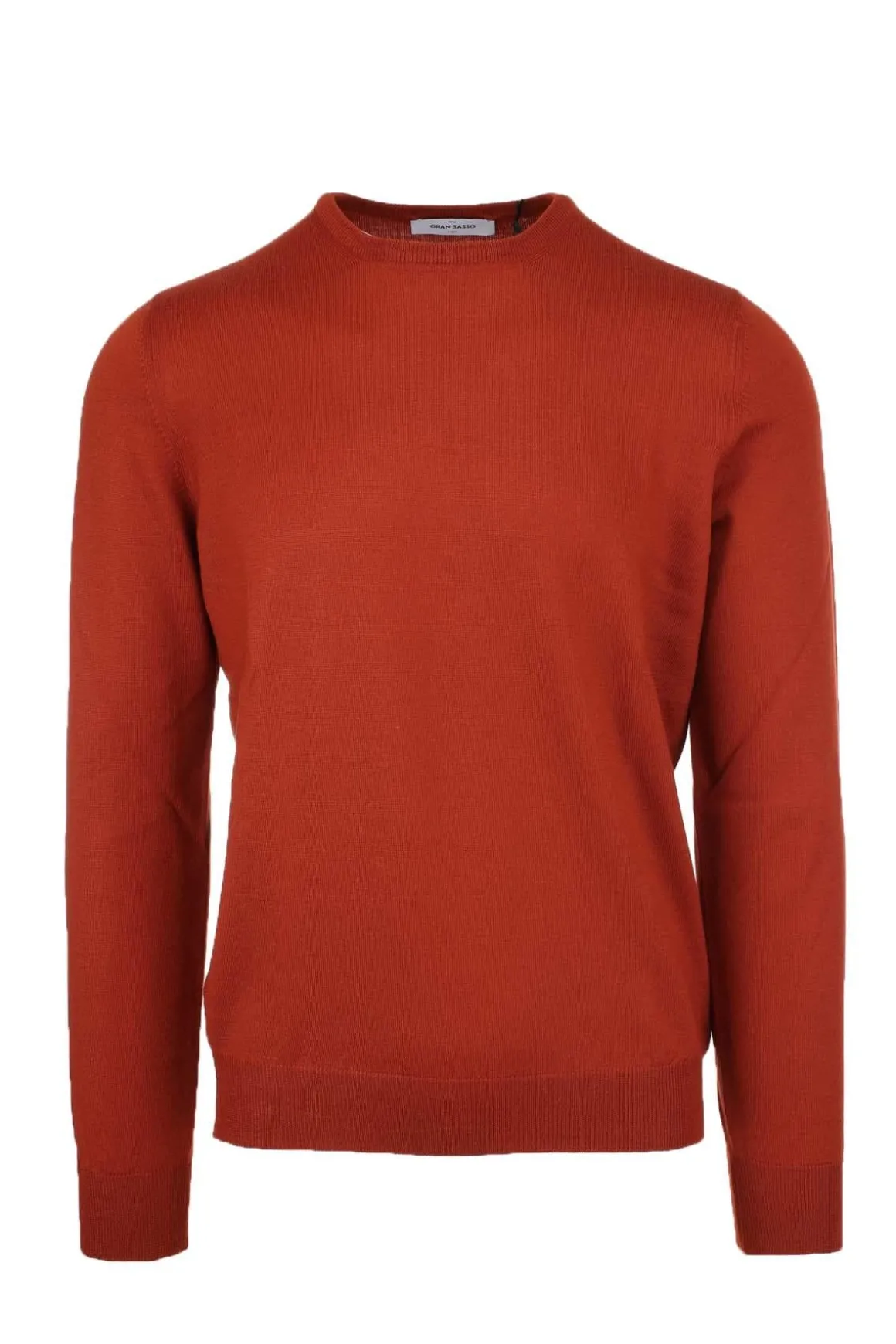 Maglia girocollo in lana merinos