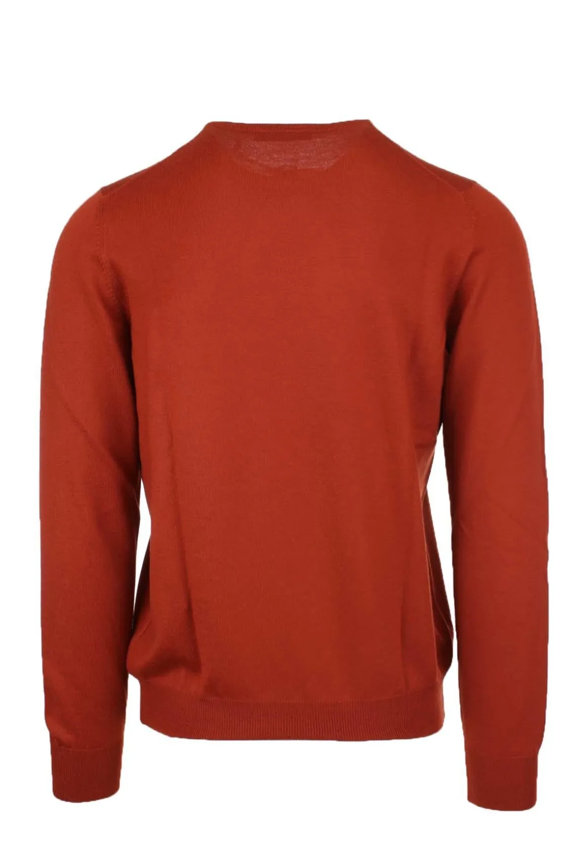 Maglia girocollo in lana merinos