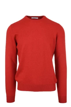 Maglia girocollo in lana cachemire