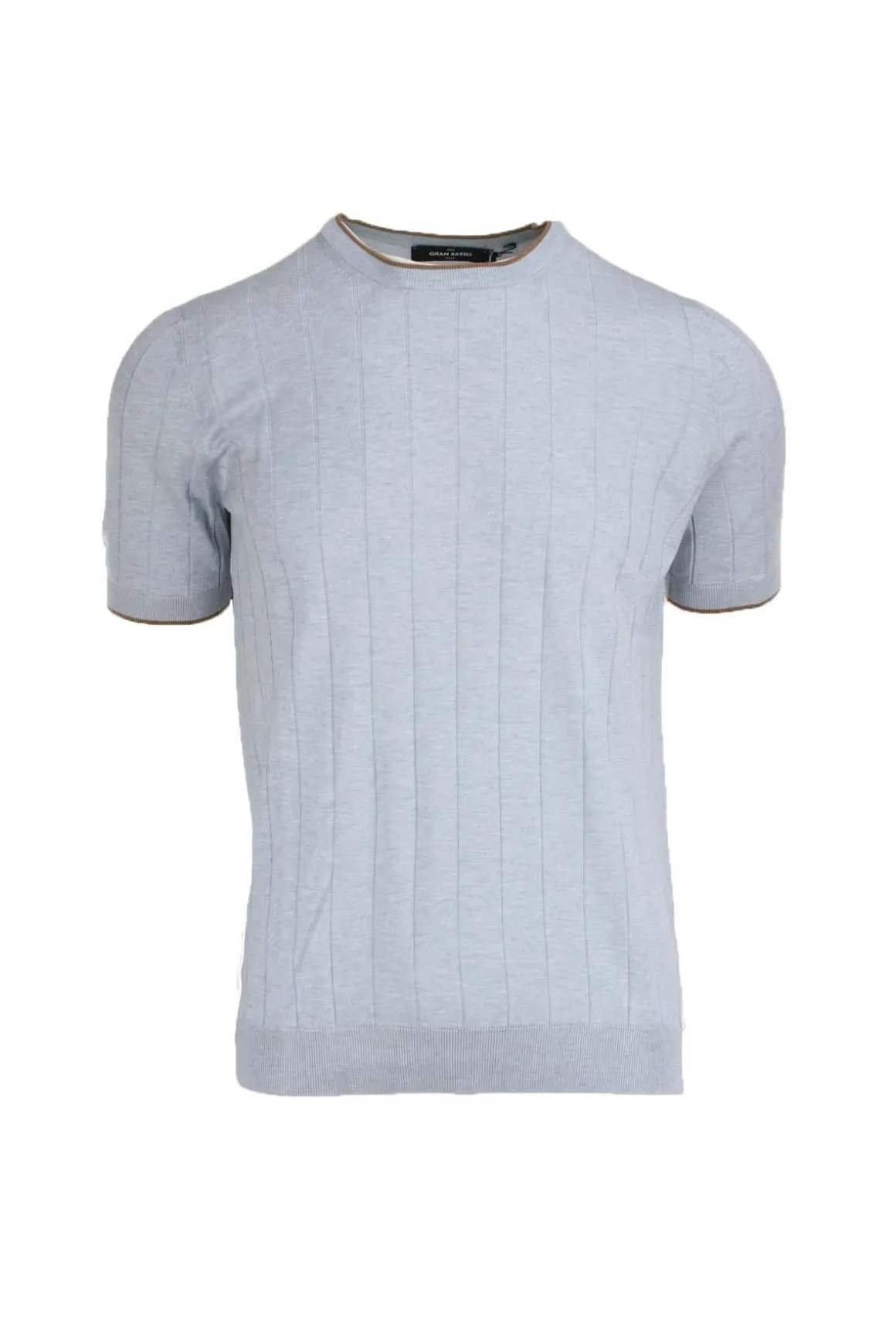 Maglia girocollo in seta