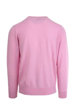 Maglia girocollo uomo in lana unito