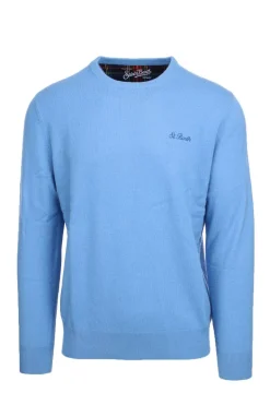 Maglia in lana con logo ricamato.