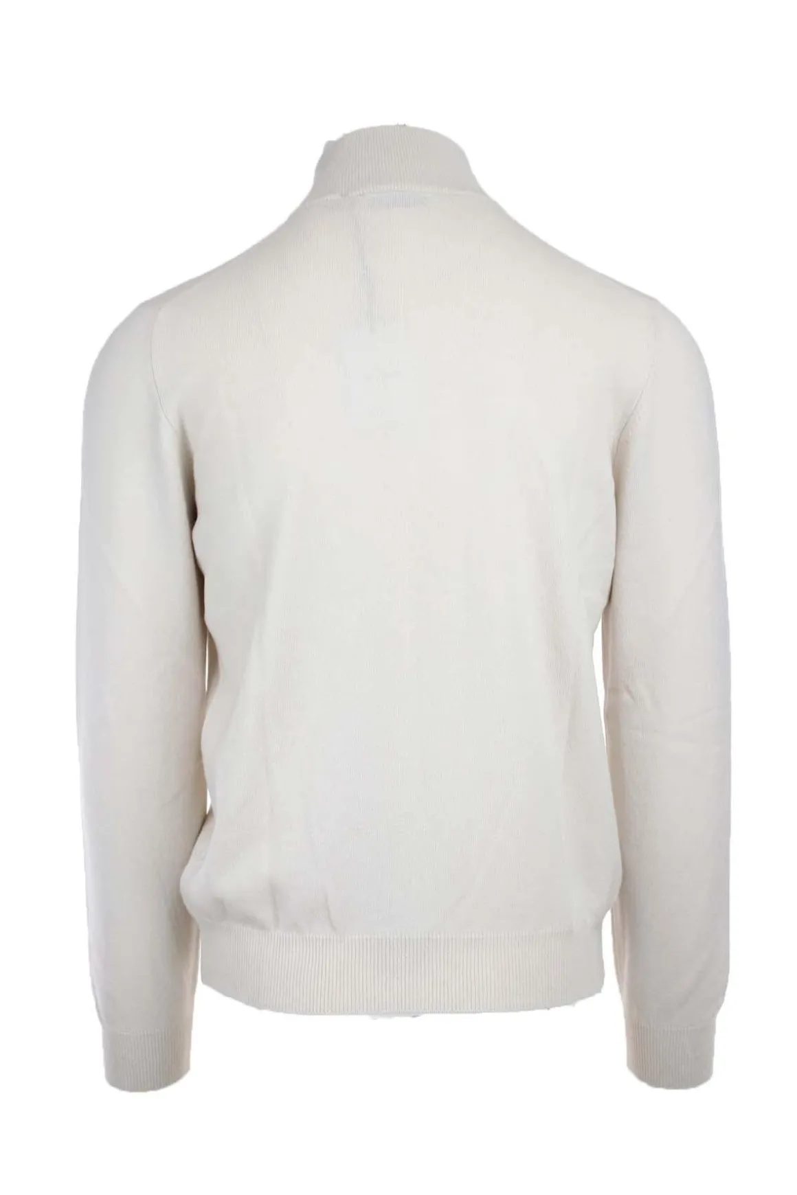 Maglia lupo con bottoni in lana e cachemire