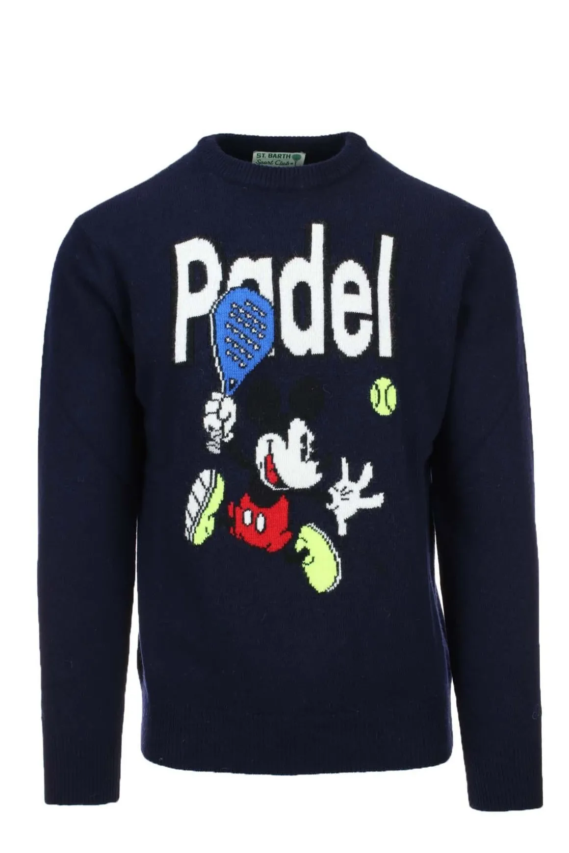 Maglia pullover girocollo in lana Saint Barth Padel