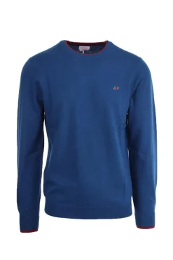 Maglia pullover girocollo lana e cotone