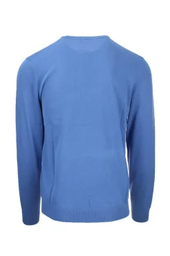 Maglia pullover girocollo in filo di cotone