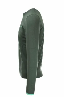 Maglia pullover girocollo lana e cotone