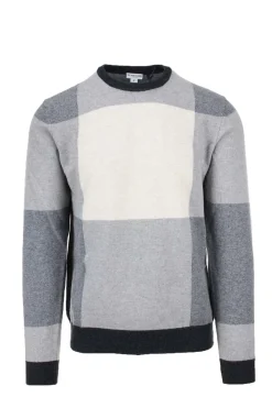 Maglia pullover girocollo a quadri