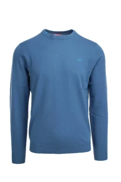Maglia pullover girocollo in filo di cotone