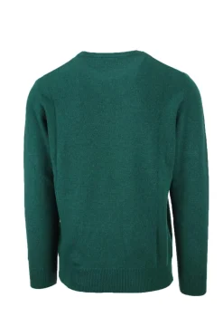 Maglia pullover girocollo in lana Wine Not