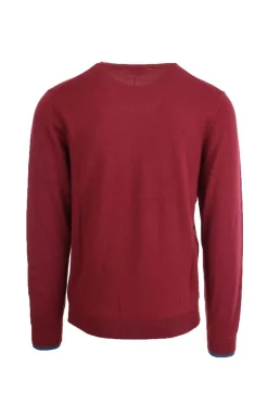 Maglia pullover girocollo lana e cotone