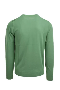 Maglia pullover girocollo in filo di cotone