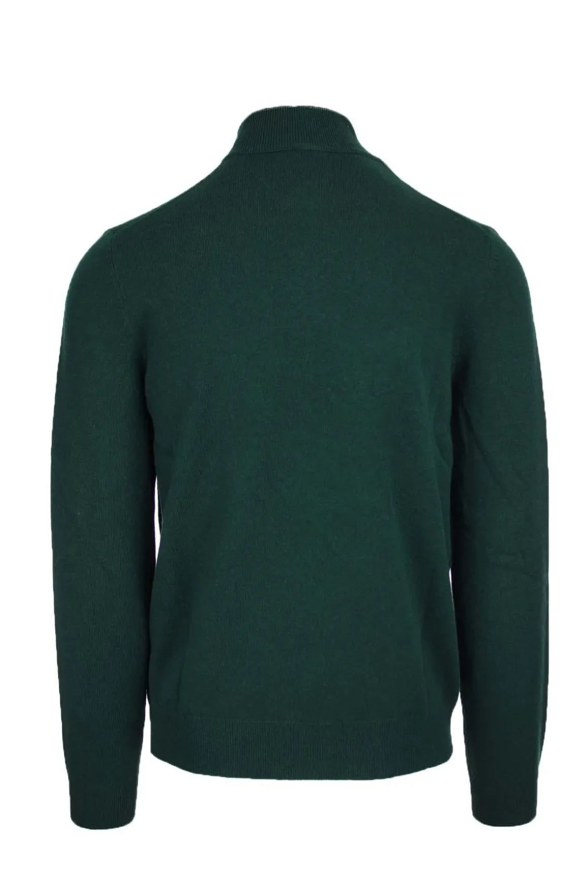 Maglia pullover lupo zip in lana.