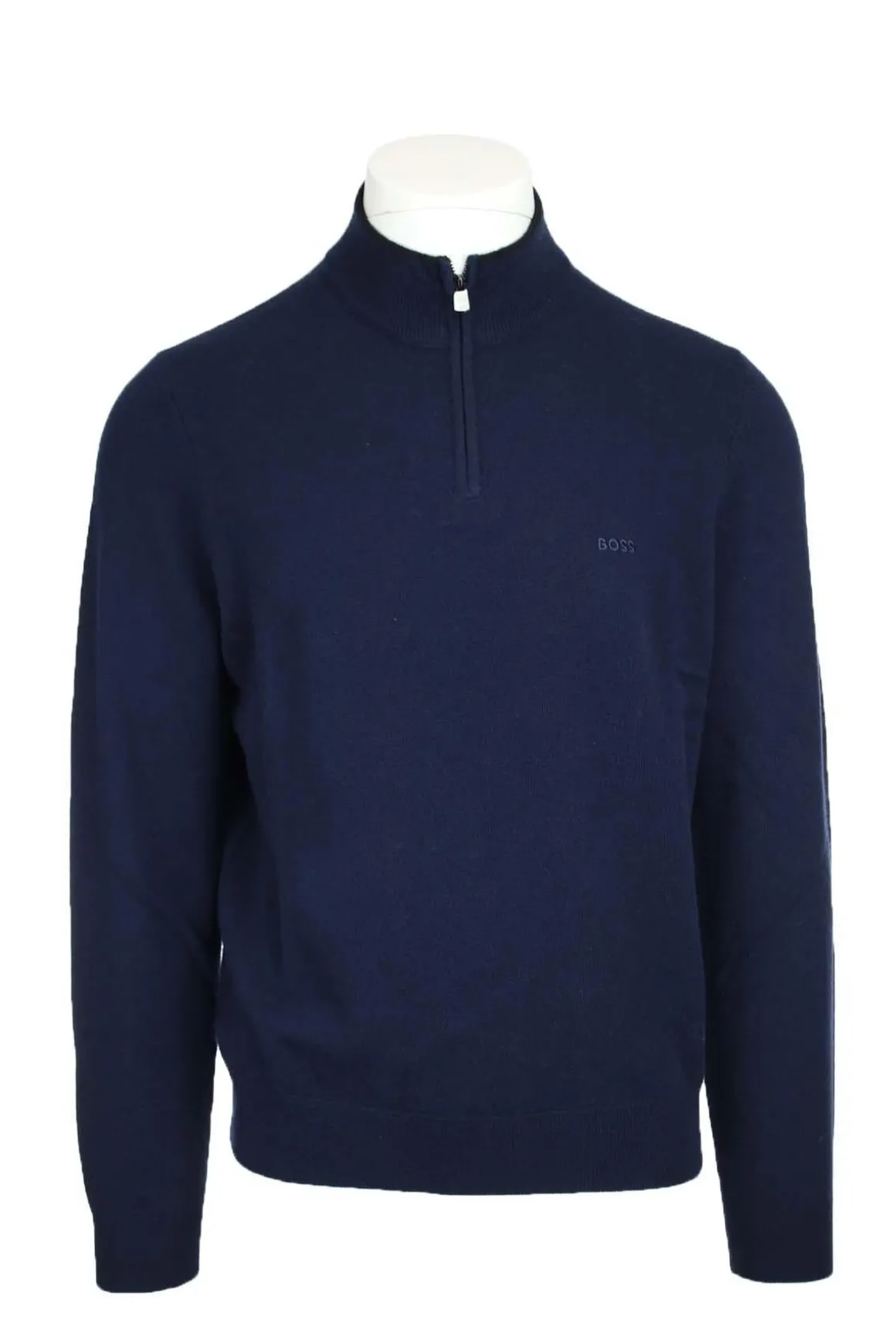 Maglia pullover lupo zip in lana.