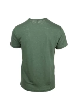 Maglia t shirt in filo di lino