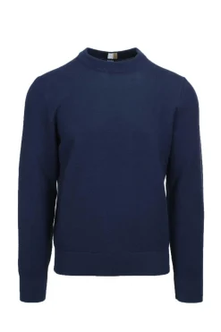 Maglione in cotone lavorato grana riso