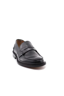 Mocassini College con suola in cuoio