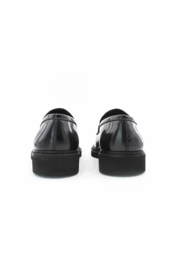 Mocassini college suola in gomma