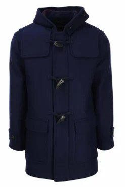 Montgomery con cappuccio e alamari