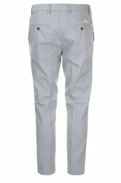 Pantalole chino in cotone micropuntinato
