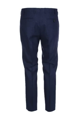 Pantalone tasche america in lana microfantasia