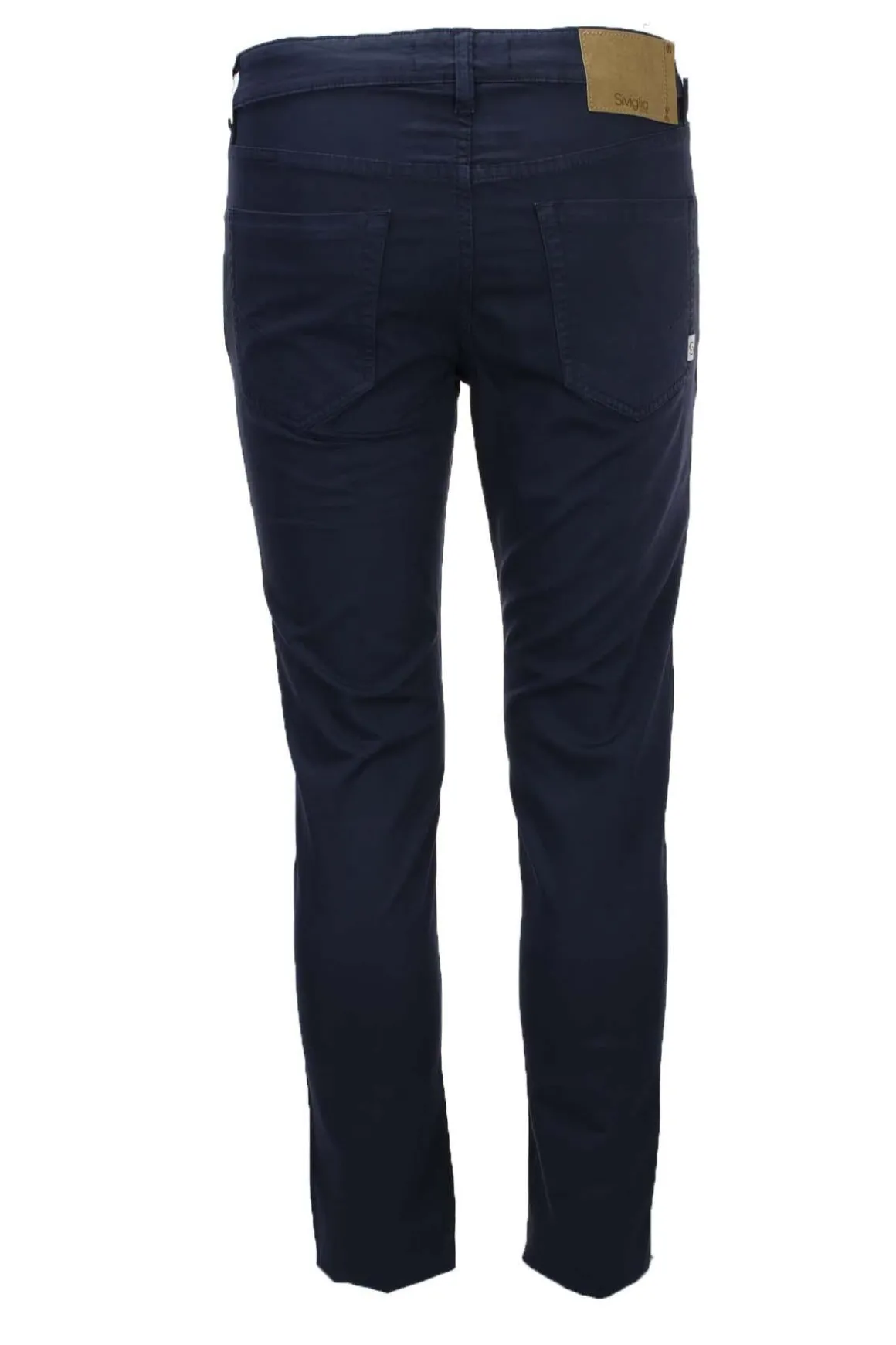 Pantalone 5 tasche in cotone lino