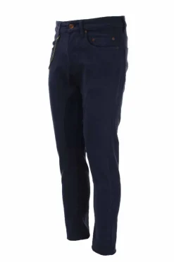 Pantalone 5 tasche in cotone armaturato