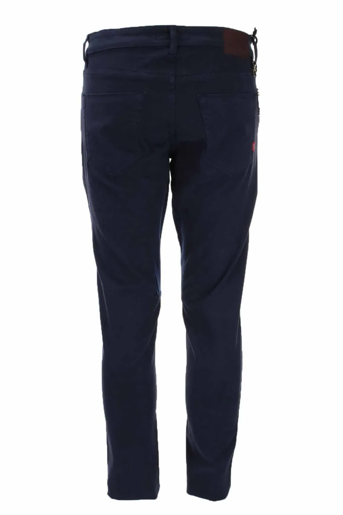 Pantalone 5 tasche in cotone armaturato