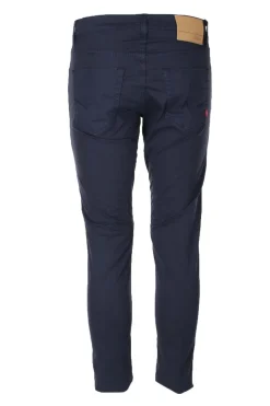 Pantalone 5 tasche in raso di cotone