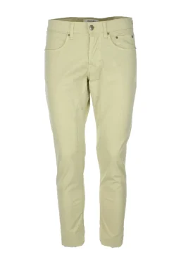 Pantalone 5 tasche in raso di cotone