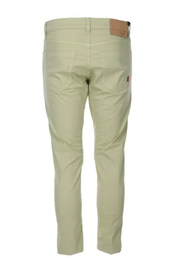 Pantalone 5 tasche in raso di cotone