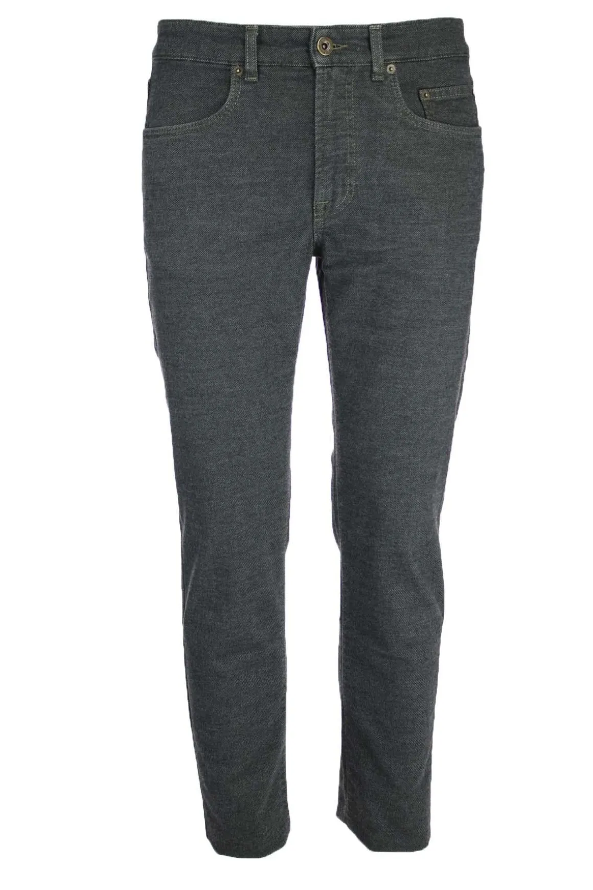 Pantalone 5 tasche micropuntinato stretch