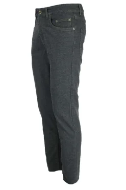 Pantalone 5 tasche micropuntinato stretch