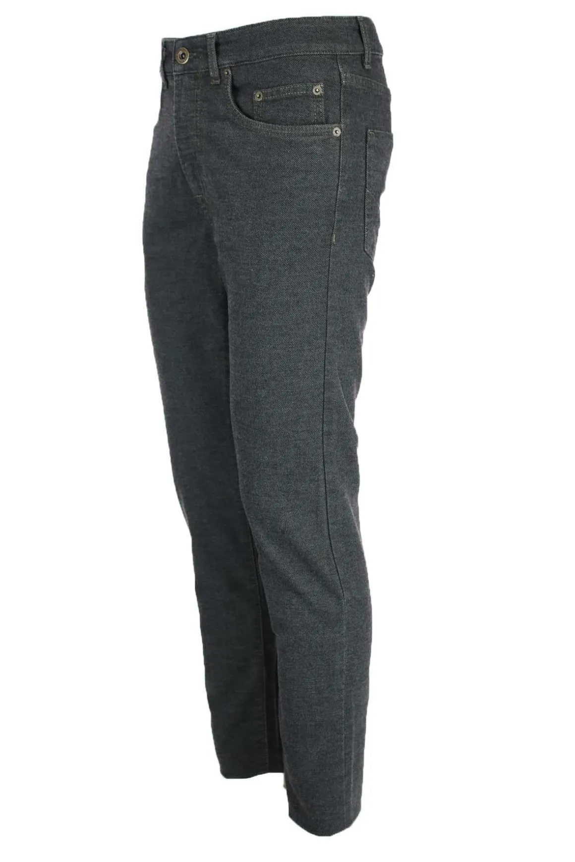 Pantalone 5 tasche micropuntinato stretch