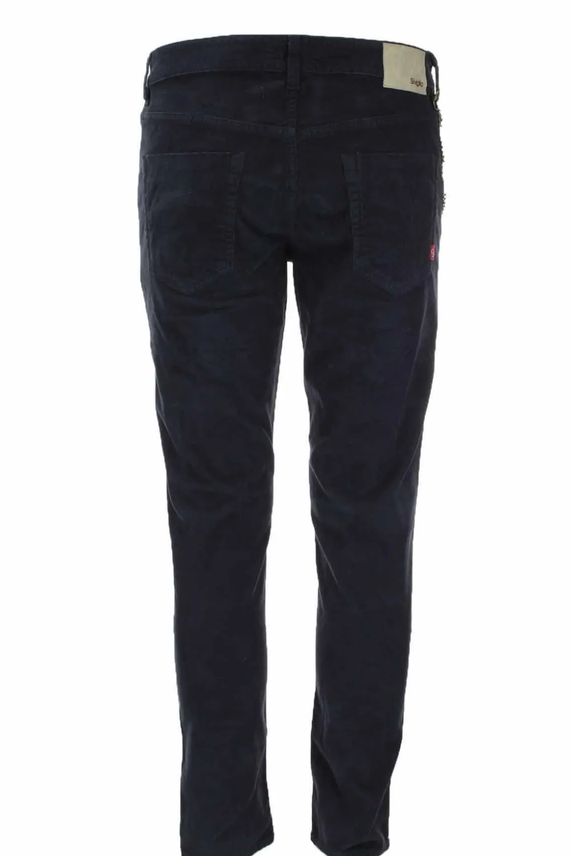 Pantalone 5 tasche velluto micro puntinato