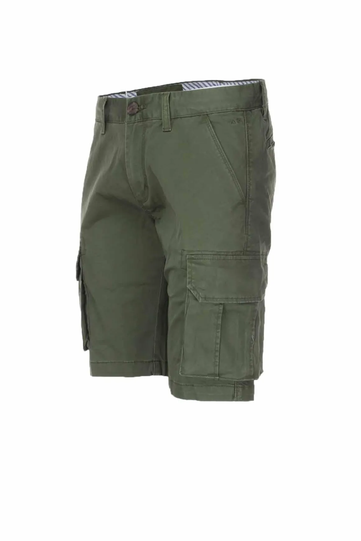 Pantalone bermuda cargo con tasconi