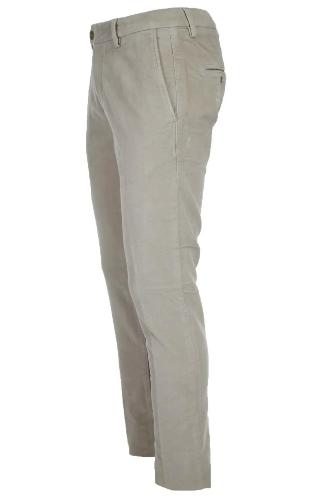 Pantalone chino in cotone armaturato stretch