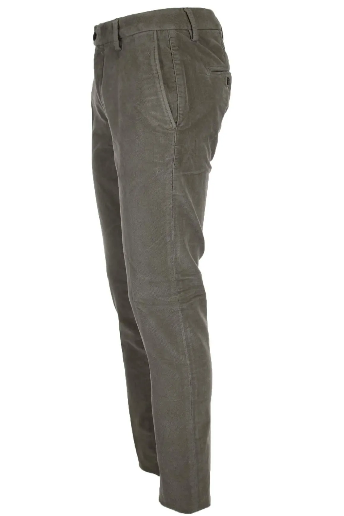 Pantalone chino in cotone armaturato stretch