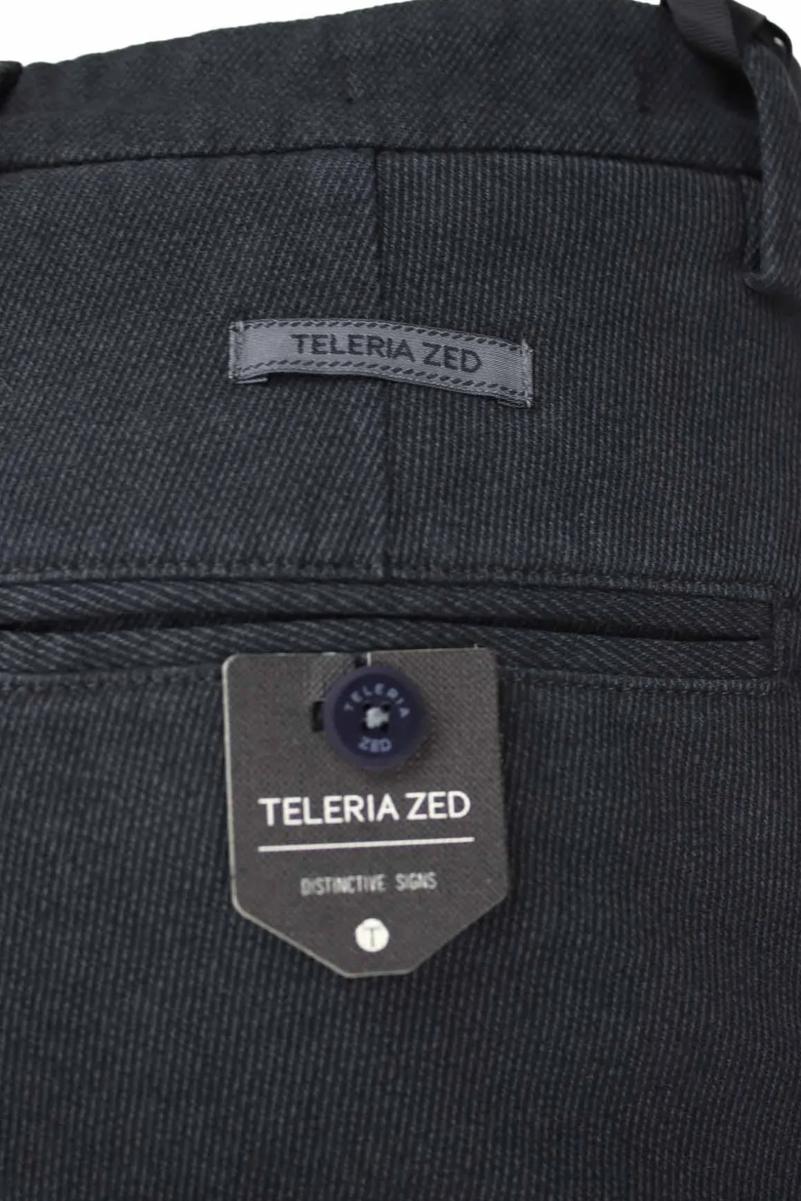 Pantalone chino in cotone armaturato stretch