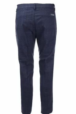 Pantalone chino in lana a quadri