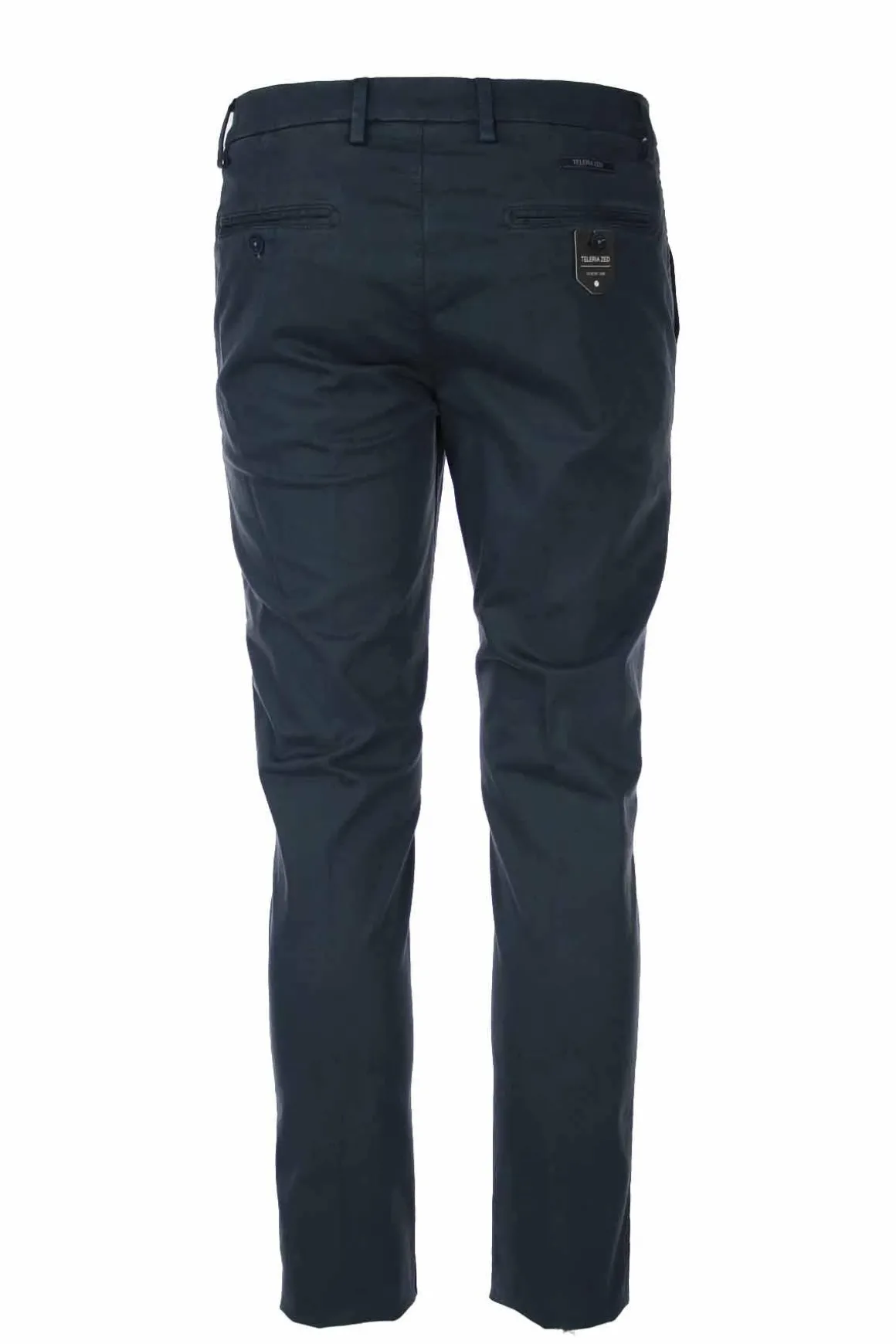 Pantalone chino in raso di cotone stretch