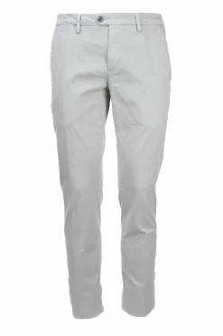 Pantalone chino in raso di cotone stretch