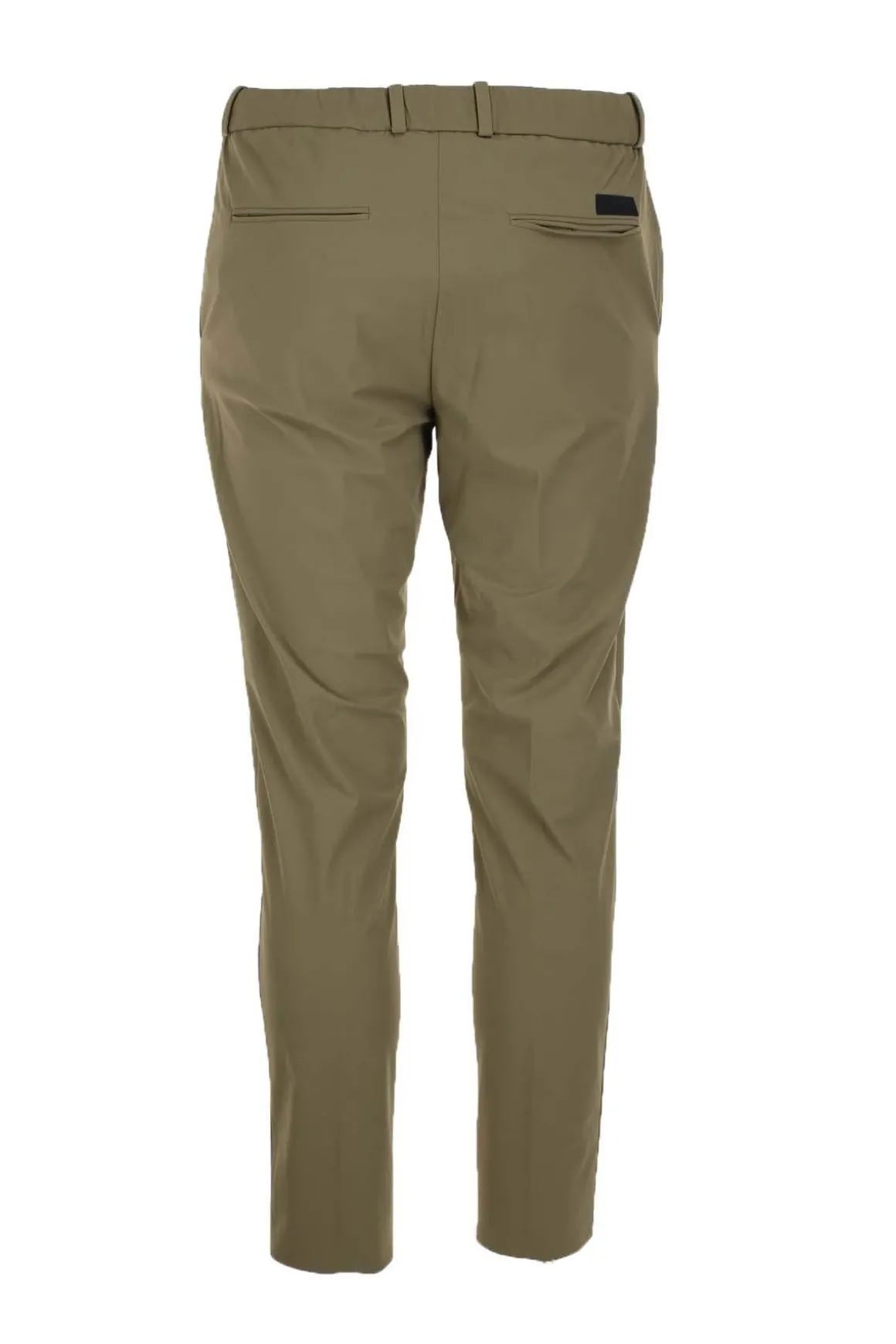 Pantalone chino in tessuto tecnico con coulisse