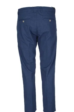 Pantalone chino tasche america in cotone e lino