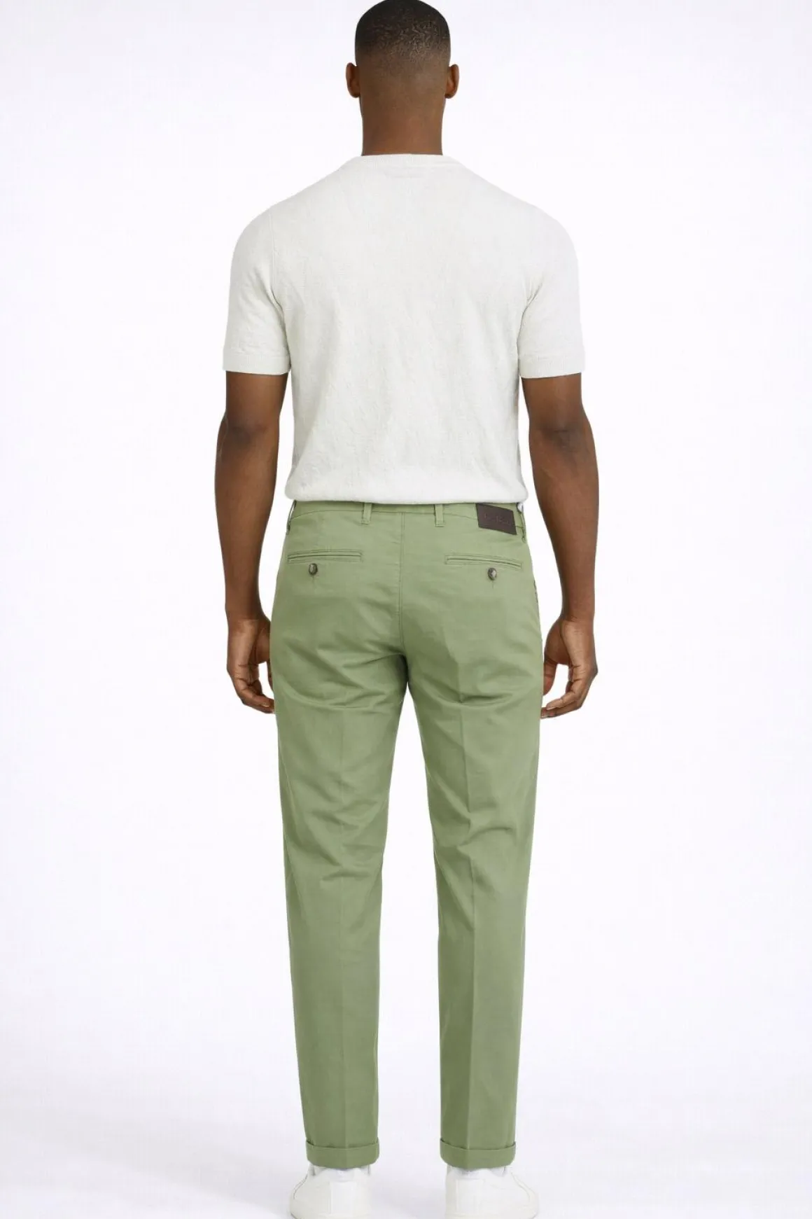 Pantalone Chino Uomo in Cotone Stretch